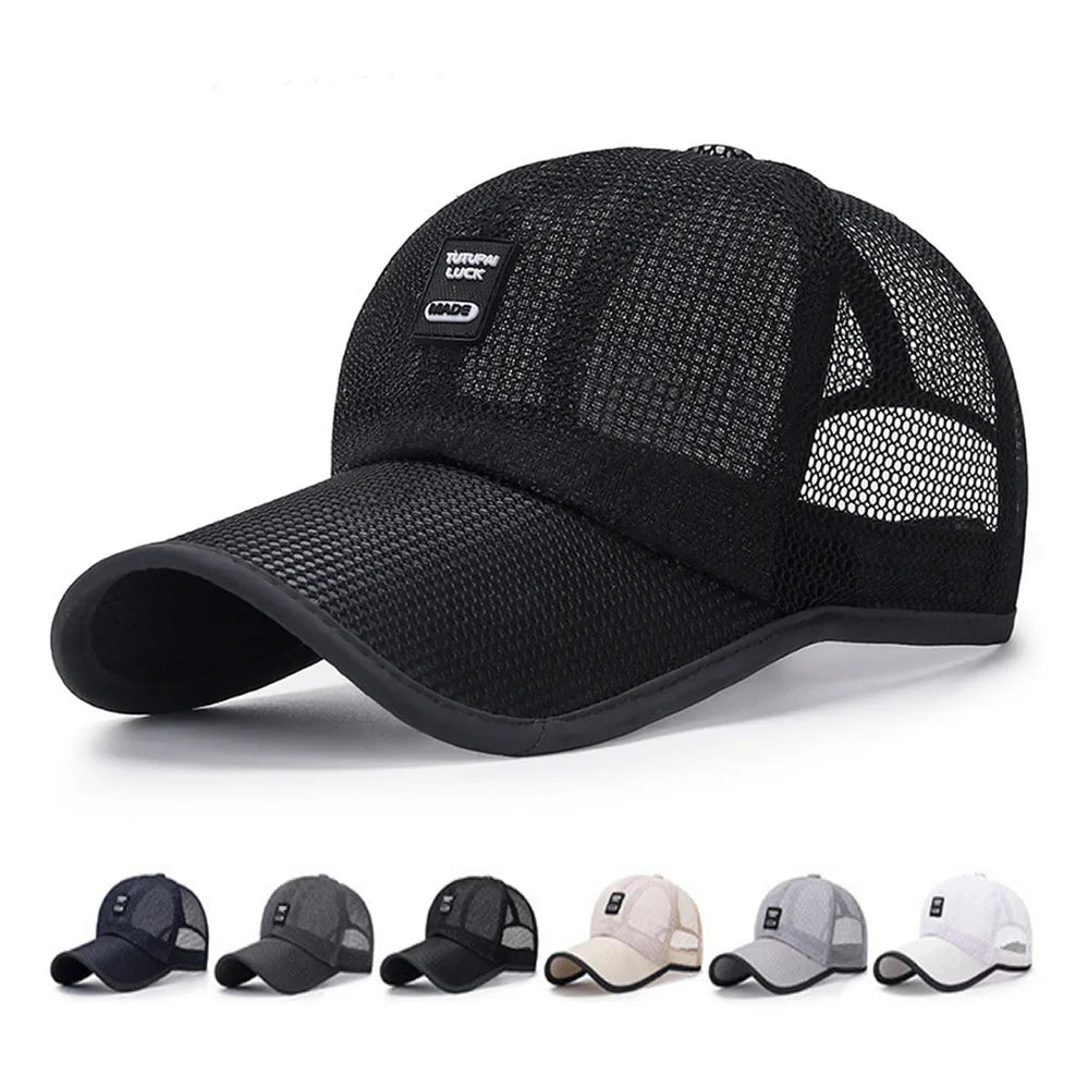 Men's Baseball Cap For Outdoor Casual Cycling Fishing Mesh