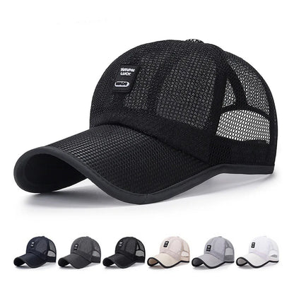 Men's Baseball Cap For Outdoor Casual Cycling Fishing Mesh