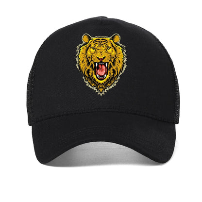 Tiger printing Baseball Cap Men Women