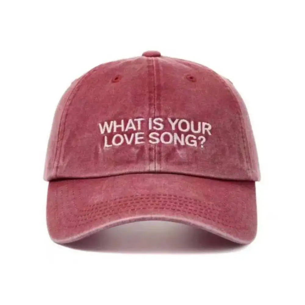 What Is Your Love Song Hat Flat Cap Baseball Cap