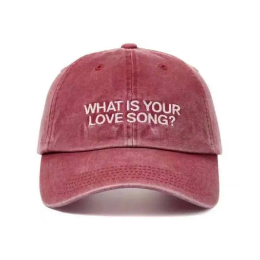 What Is Your Love Song Hat Flat Cap Baseball Cap