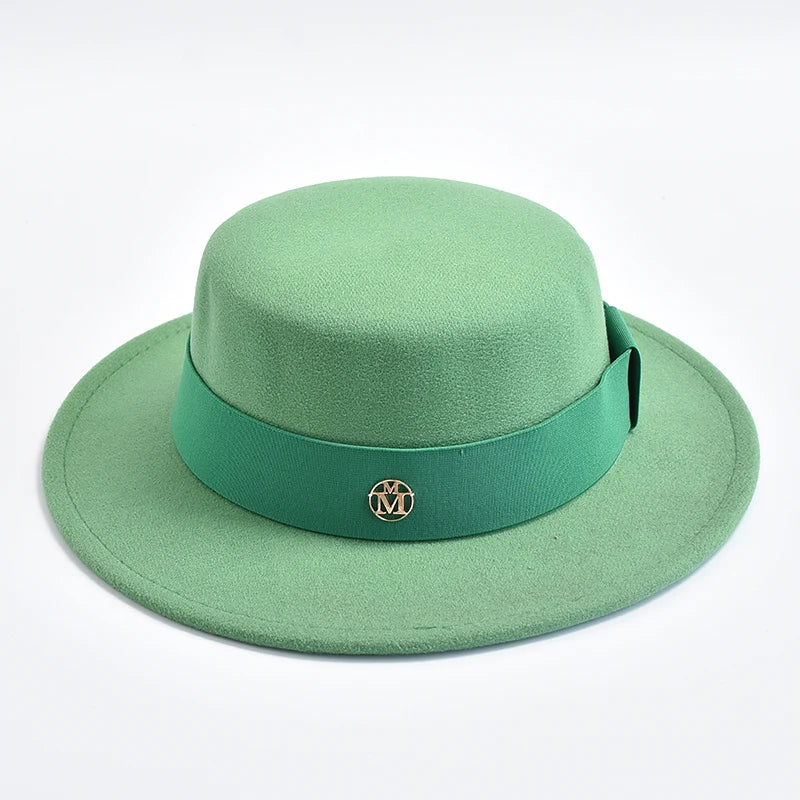 British Style Fedora Hats For Women Fashion Autumn Winter