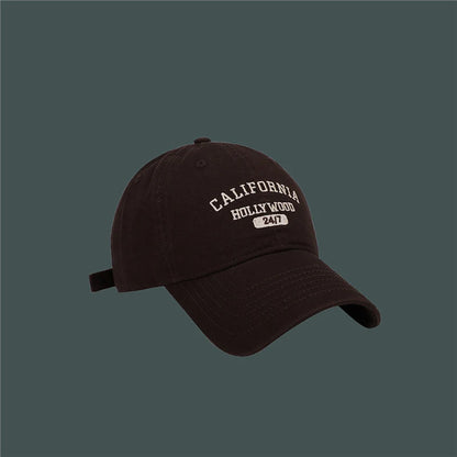 Retro Letter Embroidery Baseball Caps For Women Men Summer Sport