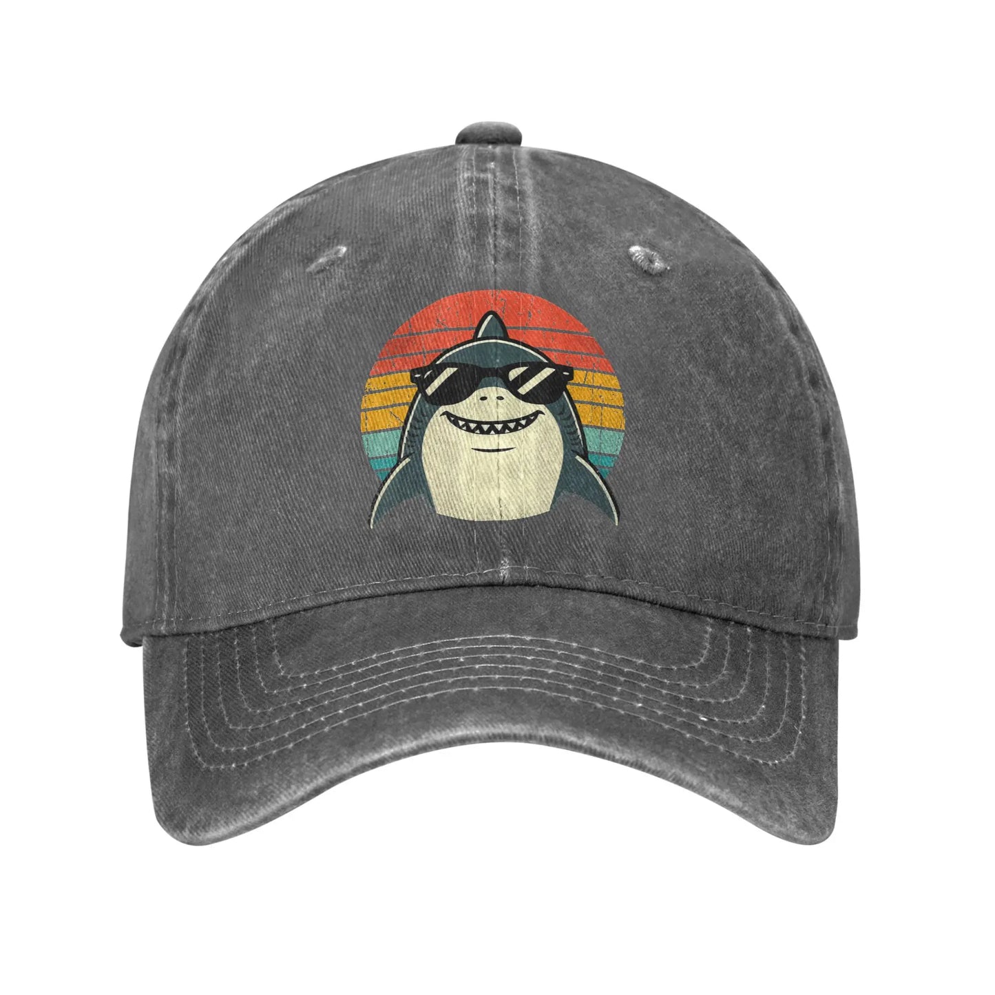 Shark With Sunglasses Animal Sharks Casual Baseball Cap For Female Male