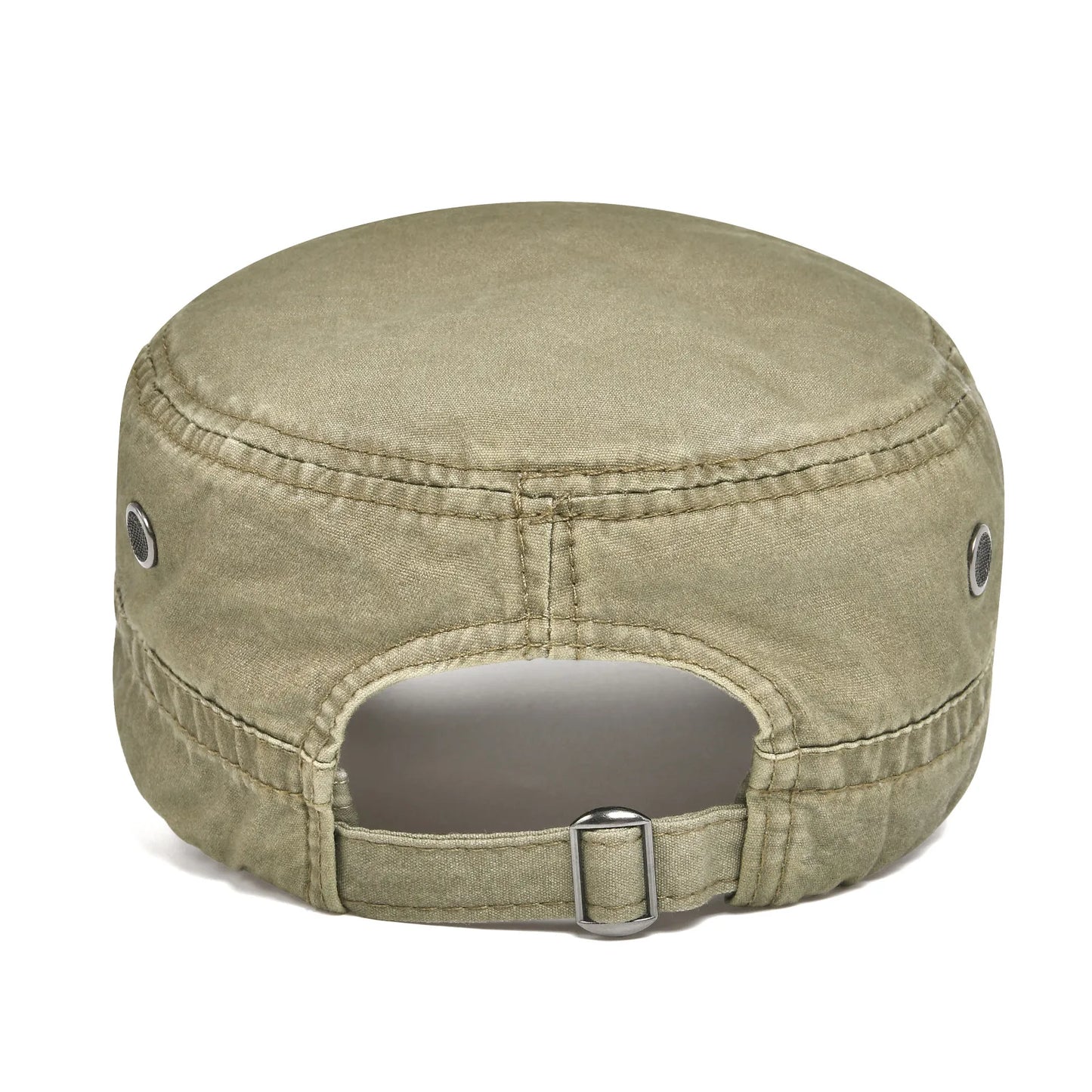 Men Washed Cotton Fashion Design Flat Baseball Cap