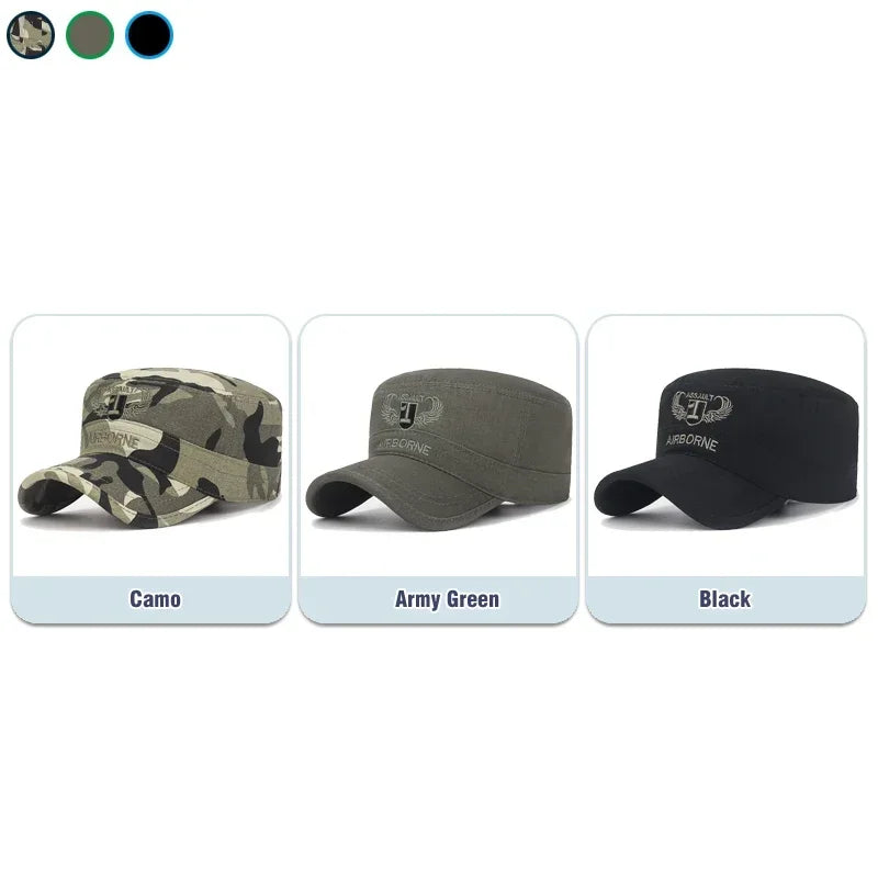 New Spring And Autumn Seasons Outdoor Camouflage Sports Flat Cap