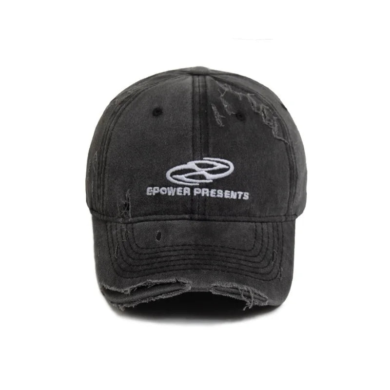 American Retro Washed Distressed Women's Baseball Cap