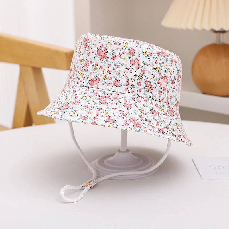 New Children Bucket Hats Panama Summer Baby Sun Hat