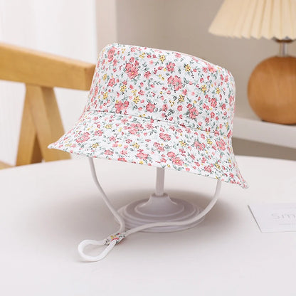 New Children Bucket Hats Panama Summer Baby Sun Hat