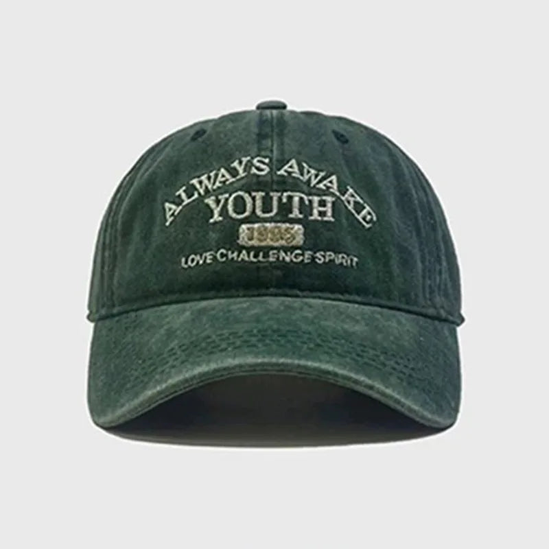 Cotton Retro Vintage Baseball Cap Men Women Denim
