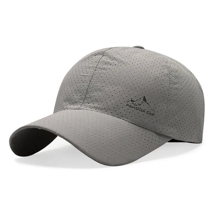 Fashion Quick Dry Summer Baseball Cap Breathable Adjustable Sports Cap UV Protection Trucker Cap Men Women
