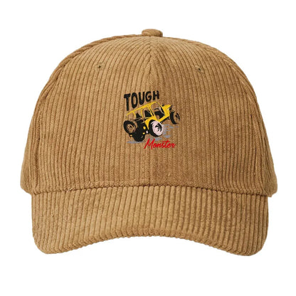 Corduroy Baseball Cap Men Off-Road Vehicle Pattern 4x4 Adventure Outdoor