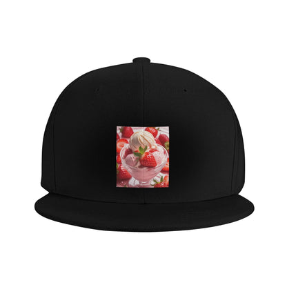 Unisex Baseball Hats Strawberry Ice Cream Outdoor Streetwear Summer