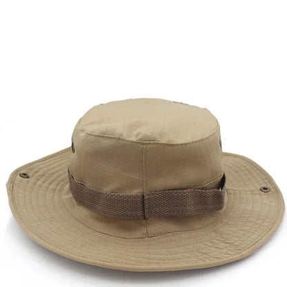 Men & Women Sun Hat Camouflage Cap Outdoor Sports Sun Bucket Cap 60cm