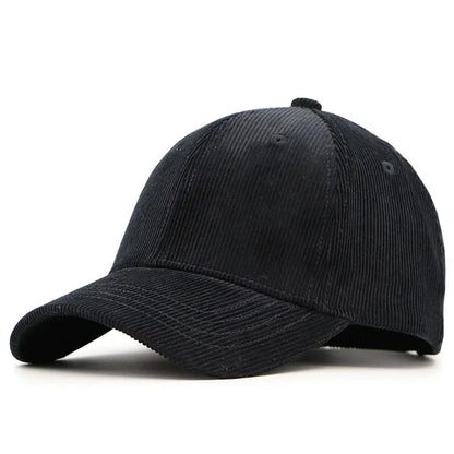 Corduroy Hat For Men With Large Head Circumference Size Baseball Cap