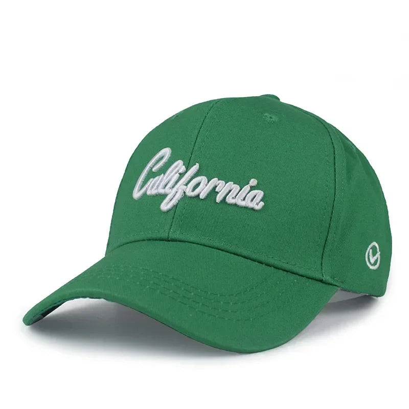 Mens Baseball Cap 3d California Embroidery Dad Hat