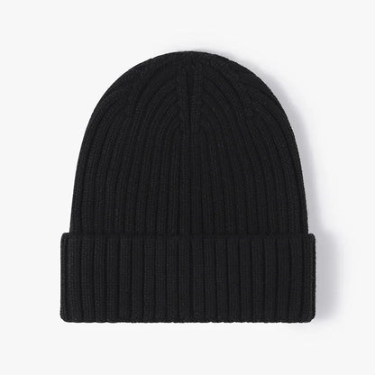 Men's Women Big Head Winter Brimless Head Wrapped Cotton Knit Cap