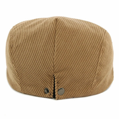 Artist Painter Beret Hats Male Female Flat Cap Adjustable Corduroy Beret Caps