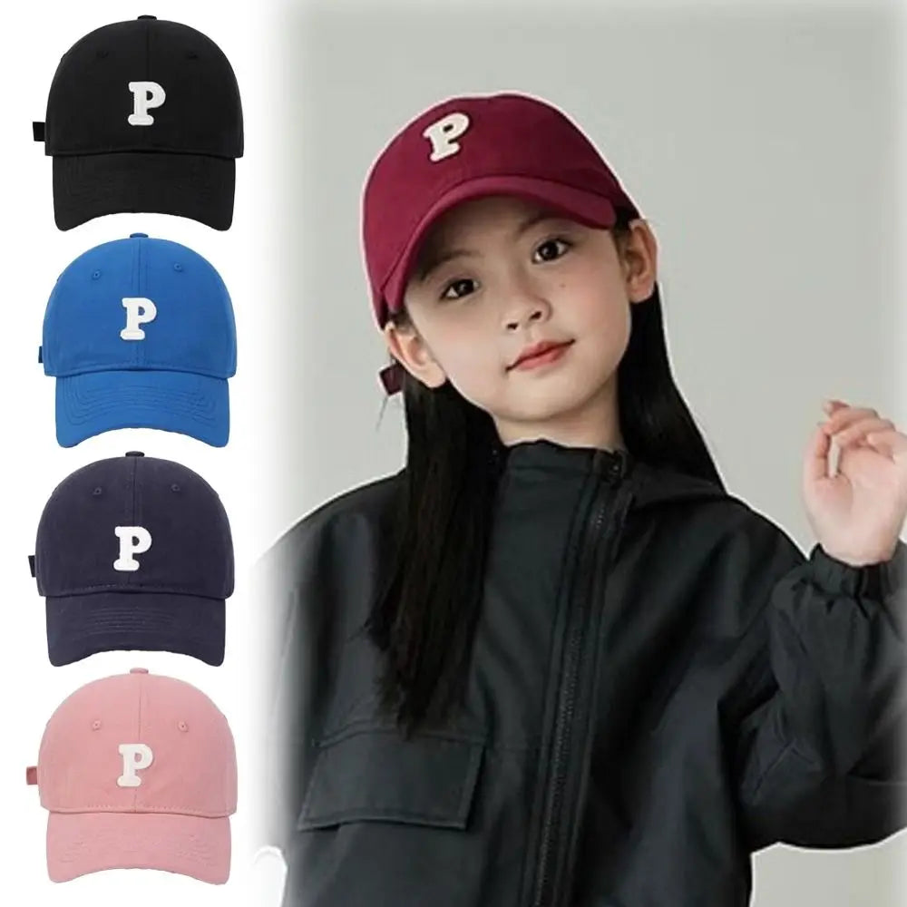 Letter Embroidered Children Baseball Cap