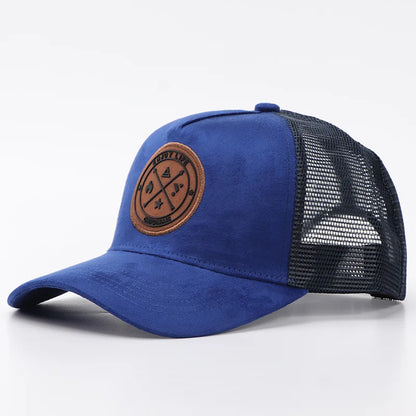 New Summer Mesh Baseball Cap Women Men Letter Patch Snapback Hat