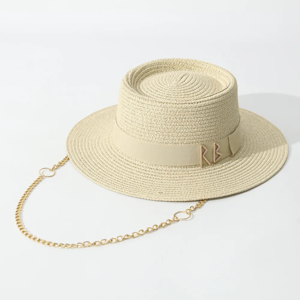 Elegant Ladies Party Dress Hats Travel Beach Sun Hat