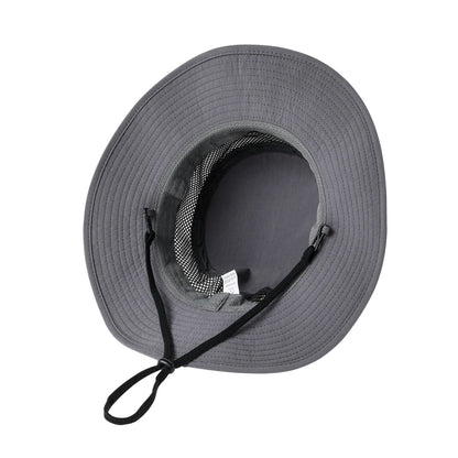 Men Breathable Cowboy Boonie Hat
