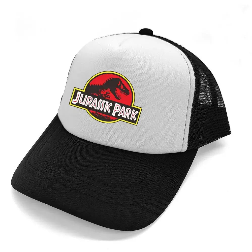 Jurassic Park Trucker Cap Men Funny Jurassic Park Dinosaur Hat Baseball Cap