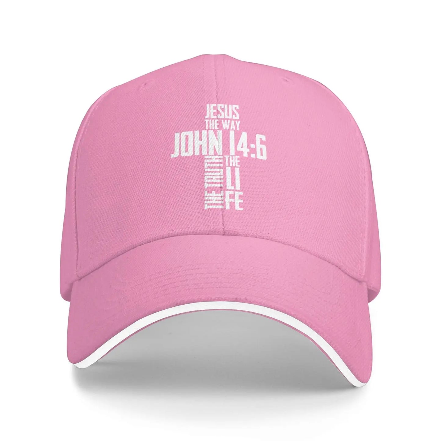 Mandev Original Classic Casquette Hat Men Women Christian Bible Verse Jesus The Way John 14:6 Baseball Cap