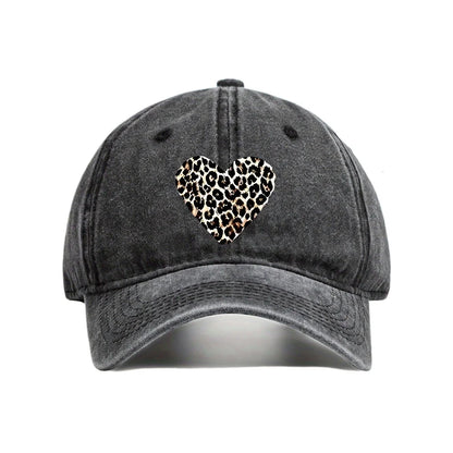 Washed Cotton Print Dad Cap Unisex Vintage Baseball Cap