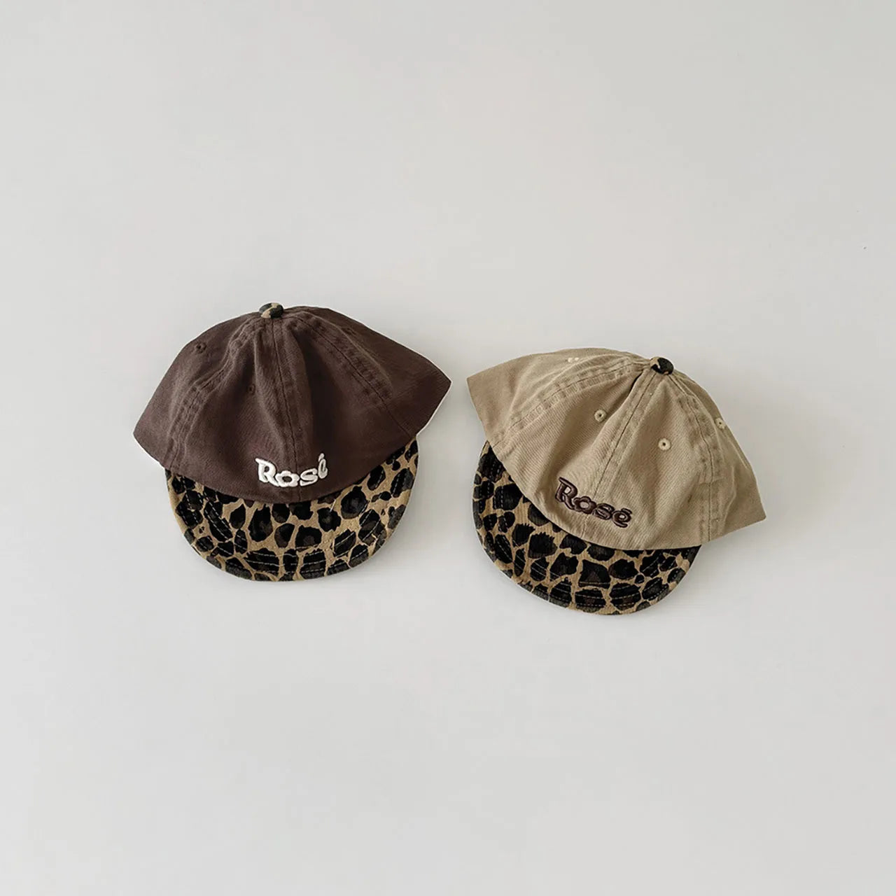 Fashion Leopard Print Baby Baseball Hat