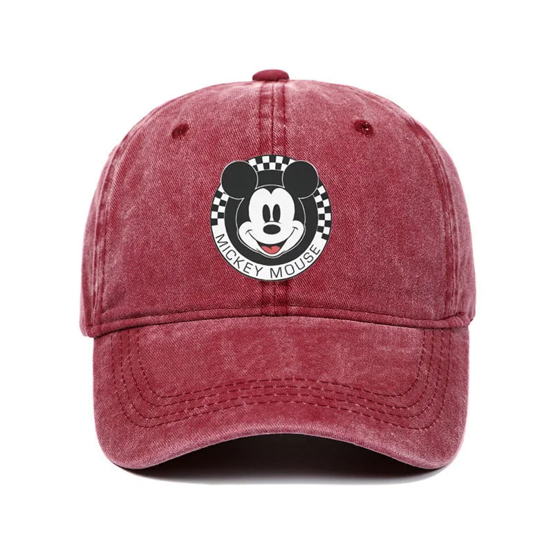 Unisex Mickey Mouse Print Kawaii Baseball Cap Wear Men Women Caps