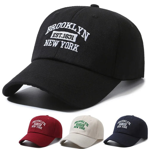 Letter Embroidered Baseball Cap for Women Spring Summer
