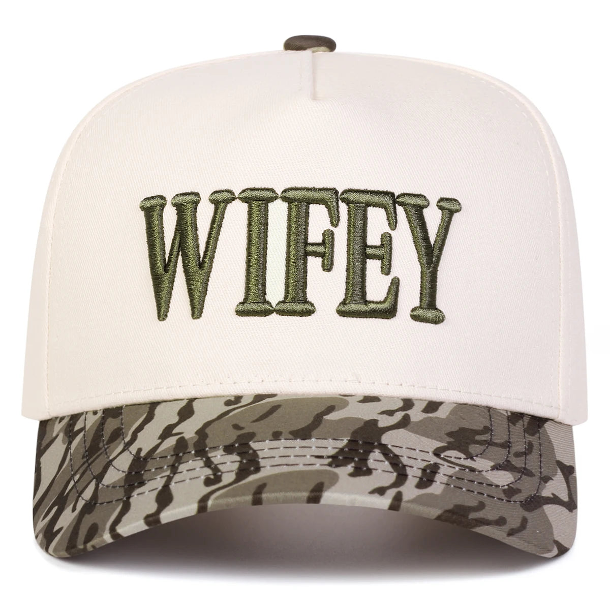 Unisex Wifey Embroidery Baseball Caps Spring Autumn