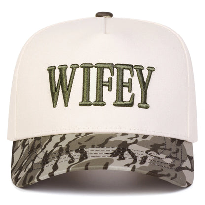 Unisex Wifey Embroidery Baseball Caps Spring Autumn