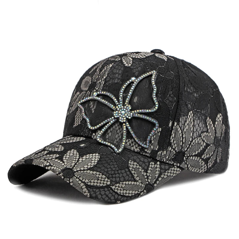 New Lace Hat Women's Thin Breathable Baseball Hats