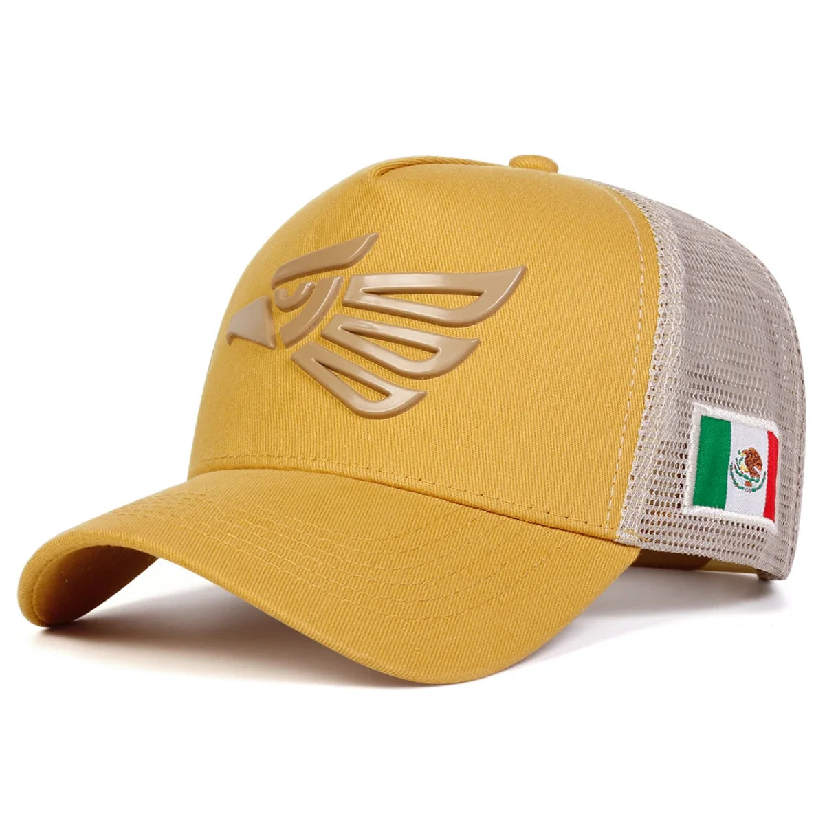 Unisex Mexican Eagle Label Baseball Net Caps Outdoor Adjustable Casual Hats Hip Hop Hat Sunscreen Hat