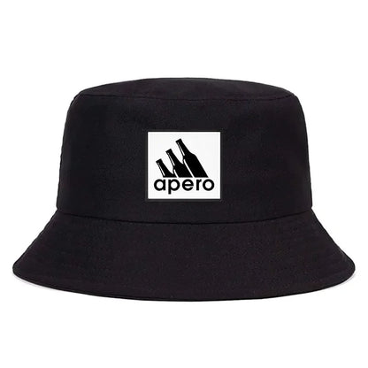 Adult Pastis Apero Bobs Man Reversible Bucket Hat Woman Outdoor Sports Fisherman Cap