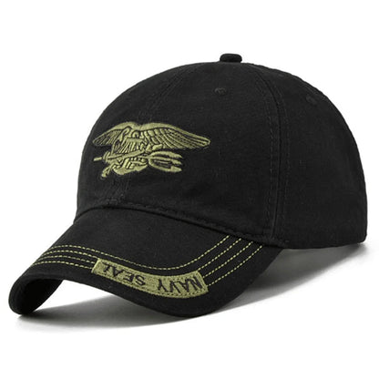 Unisex Navy Seal Embroidery Baseball Caps Spring Autumn Outdoor Adjustable