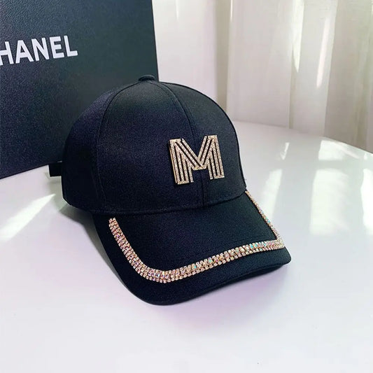 Adjustable Snapback Rhinestones Baseball Caps