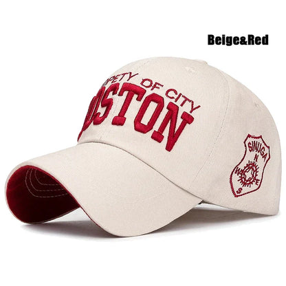 Soft Top Sports Baseball Cap Cotton 3D Embroidery