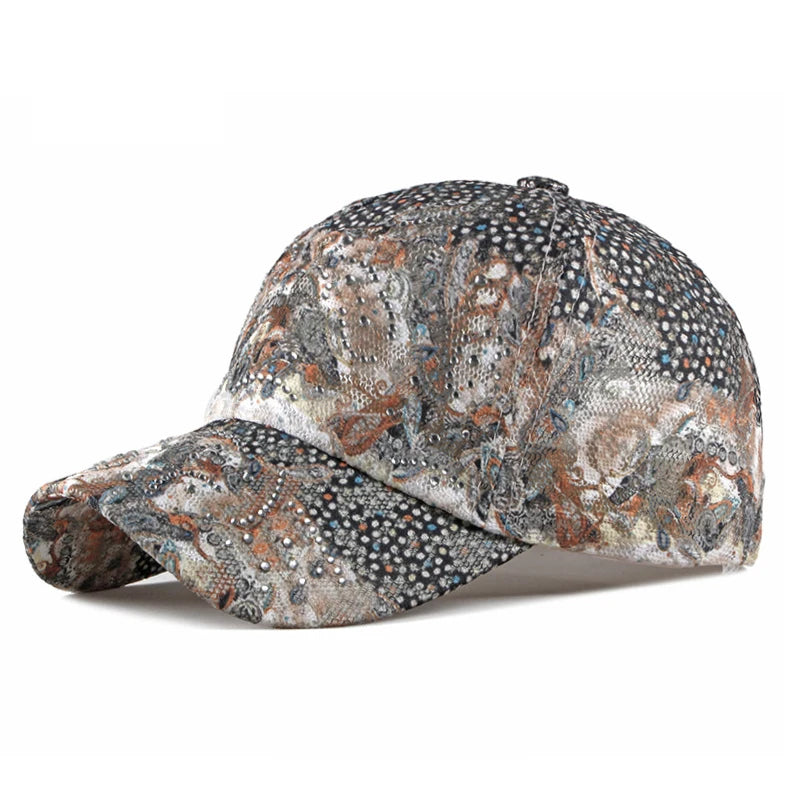 New Lace Hat Women's Thin Breathable Baseball Hats