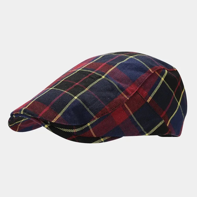 Adjustable Flat Newsboy Beret Hat For Women And Men