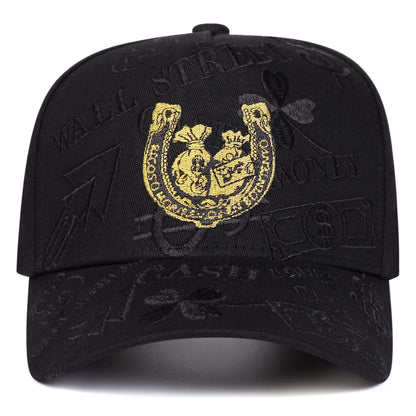 Unisex Personality Embroidery Baseball Caps Spring and Autumn
