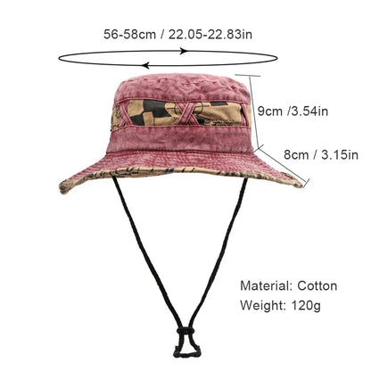 Outdoor Fisherman Hats Men Women Summer Wide Brim Bucket Hat