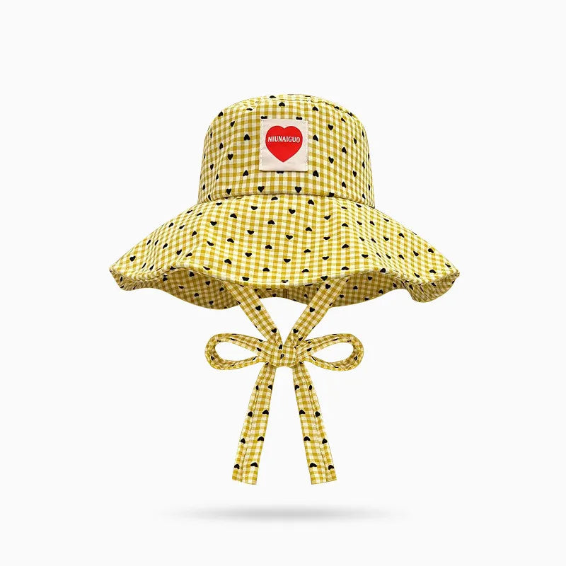 Summer Grid Wide Arrival Love Fisherman's Hat