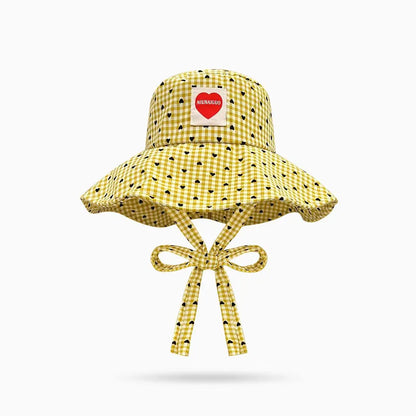 Summer Grid Wide Arrival Love Fisherman's Hat