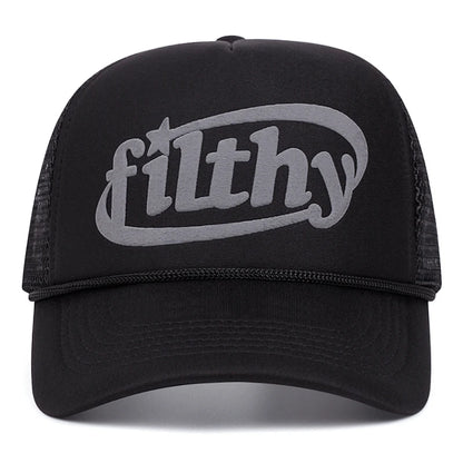 Alphabet Filthy 3D Printing Women Men Baseball Cap Hip Hop
