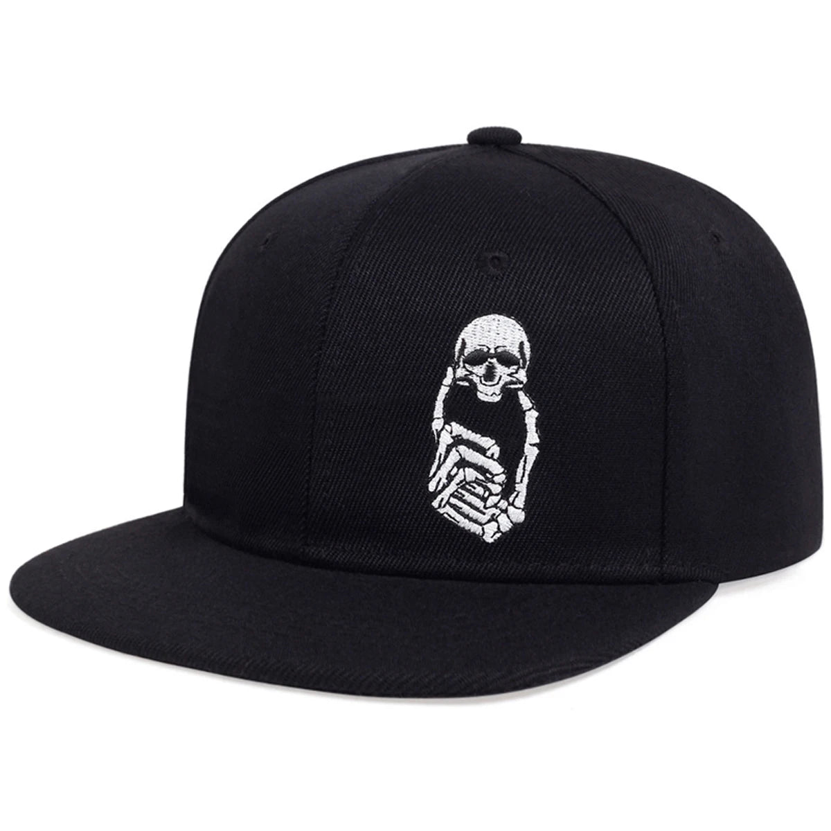 Unisex Skeleton Fingers Embroidery Hip-hop Hats Spring Autumn