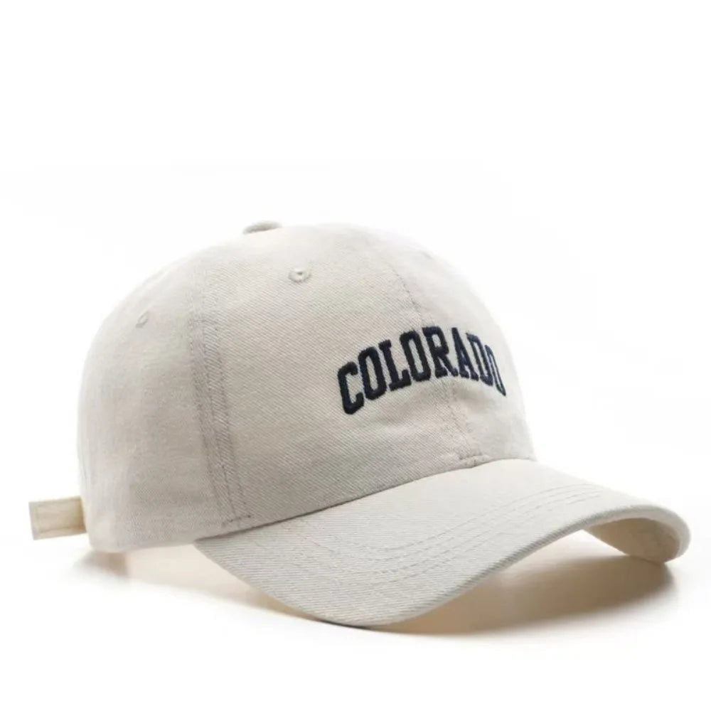 New Embroidered Letter Baseball Hat Sun Protection Adjustable