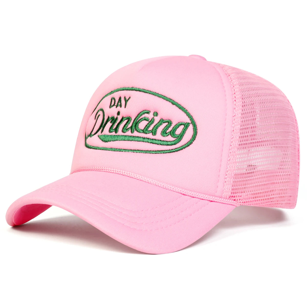 Unisex Day Drinking Letter Embroidery Baseball Net Caps Spring Summer